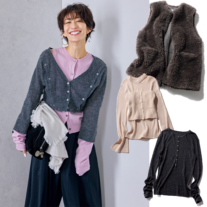 新品タグ付！very表紙　キャバン　カーディガン　ネイビー 81BRANCA（ハチイチブランカ） カーディガン 「SHIPS別注」81BRANCA