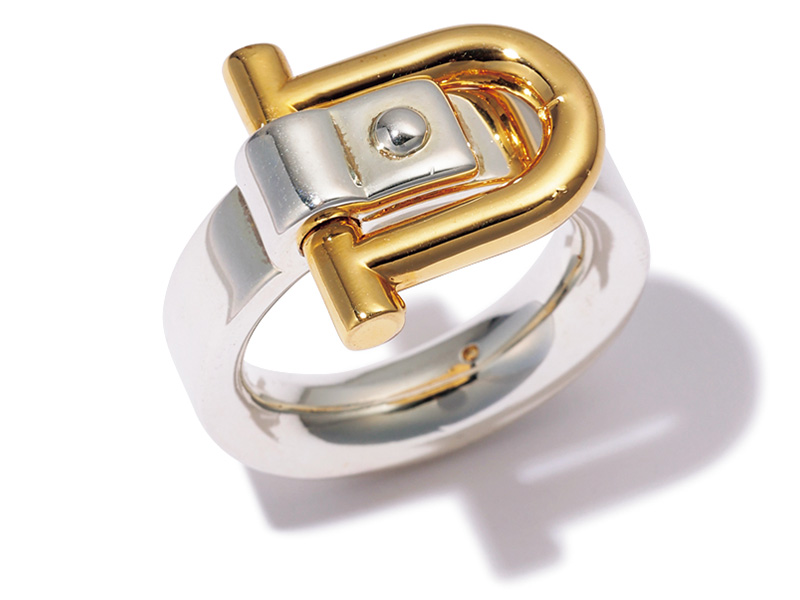シーエックスシーの地金コンビのリング