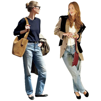 すぐ真似したい！楽ちん『ゆるデニム』のラフすぎない抜け感バランス