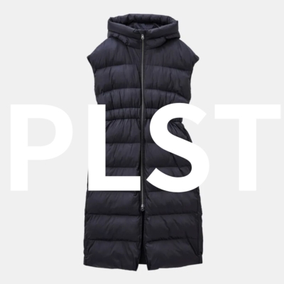 ロング丈が美しい【PLST】中綿ベストをVERYスタッフが着てみた！