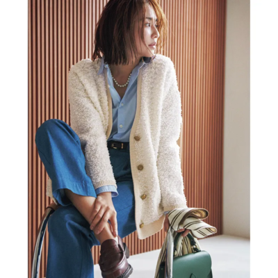 【帰省オシャレ】デニムコーデにトラッド要素をプラスして上品なスタイルに