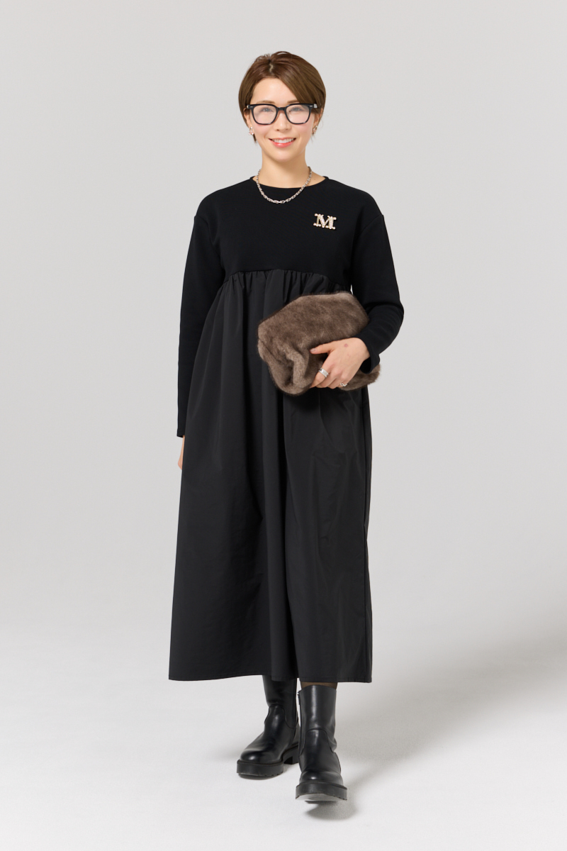 クラウドチームVERY高橋香穂の[ALEGRE]ドッキングワンピースコーデ