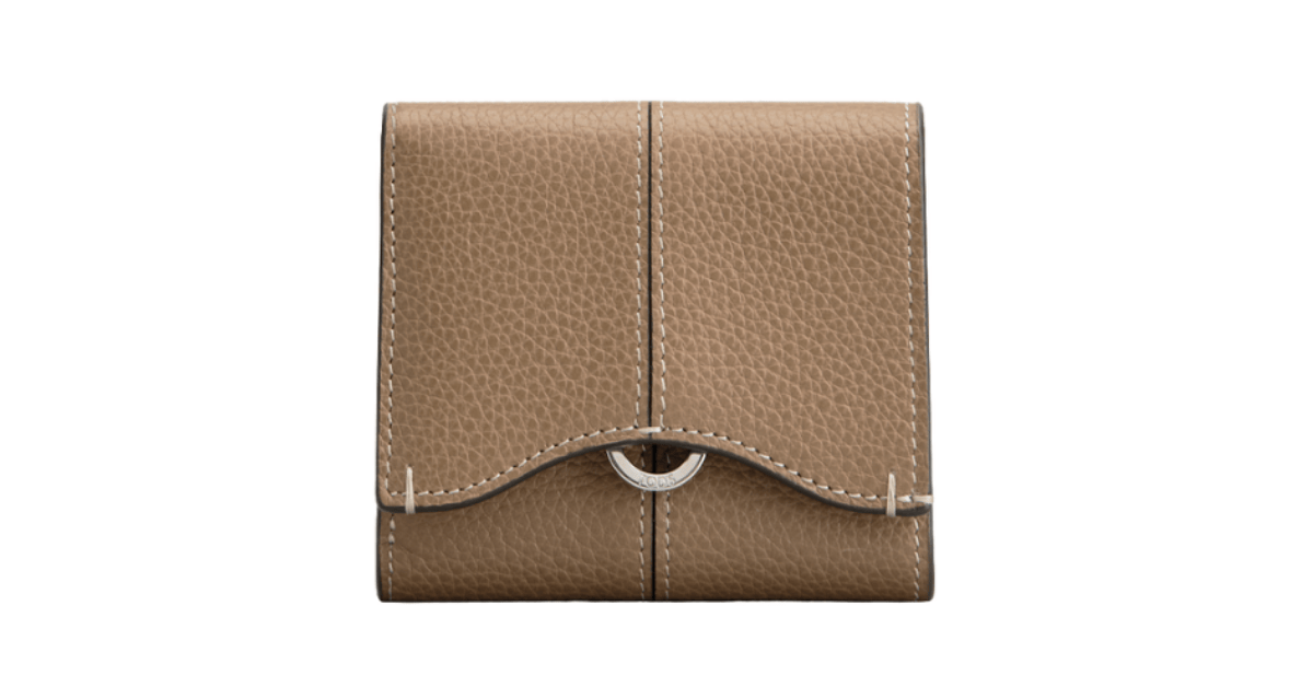 トッズのレザーウォレットの三つ折り財布