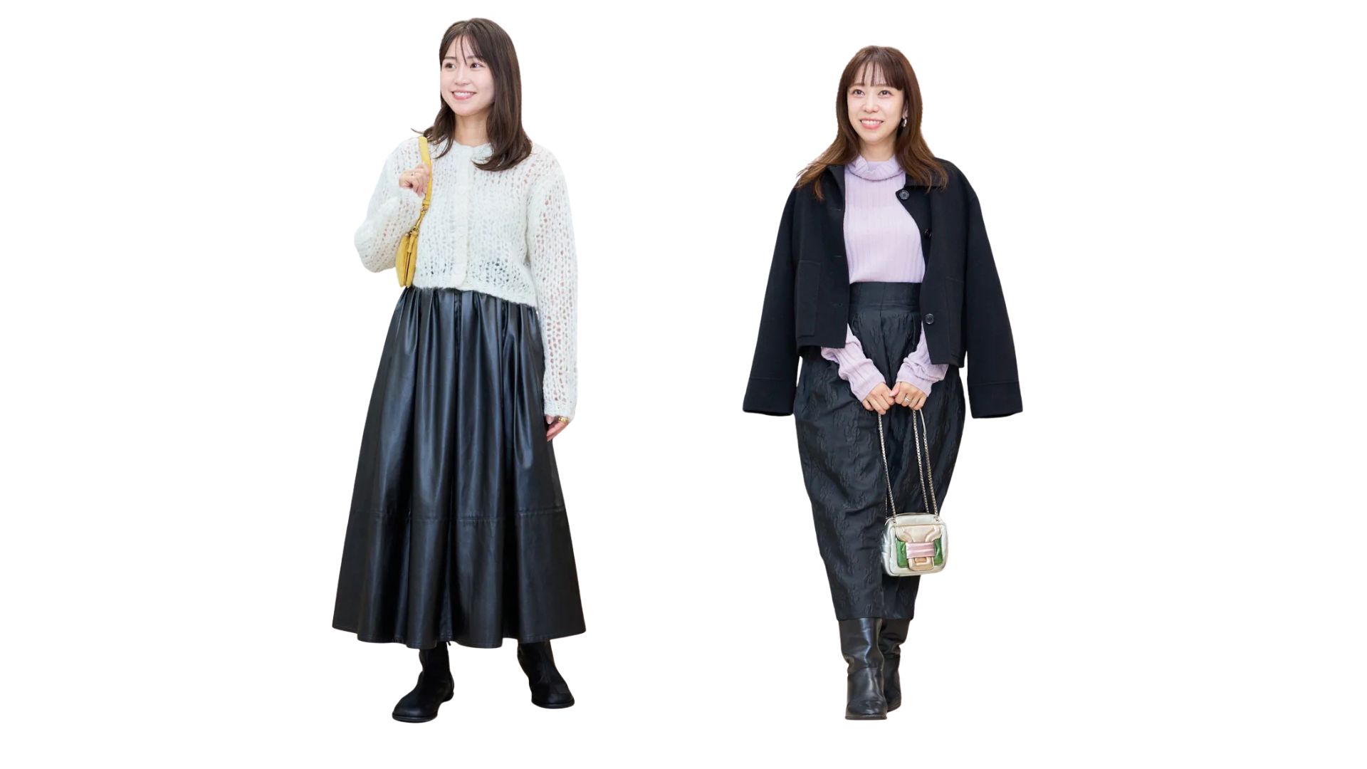 冬もスカート派なVERYスタッフの「甘コーデ」SNAP3選 | VERY