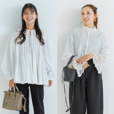 1枚でもレイヤードでも！【甘ブラウス】が冬の救世主