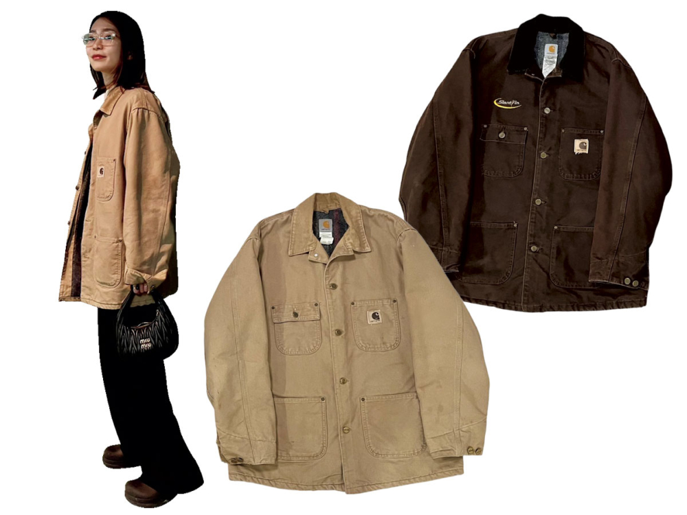 カーハートのヴィンテージジャケットは夫婦でシェア