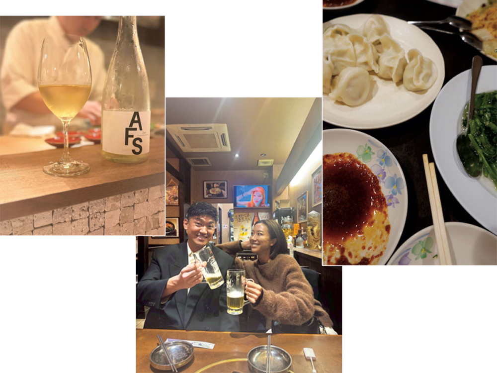 夫婦時間は美味しいものを食べてパワーチャージ