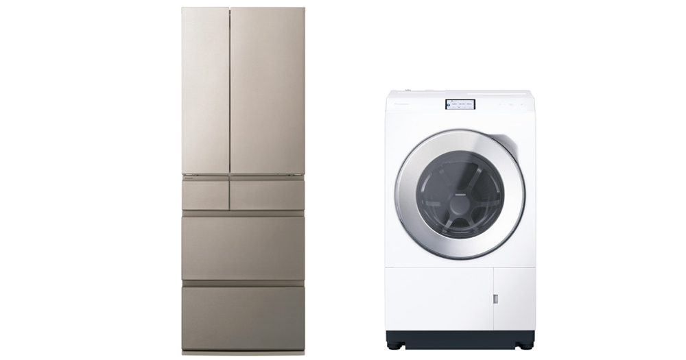 オシャレな冷蔵庫、洗濯機