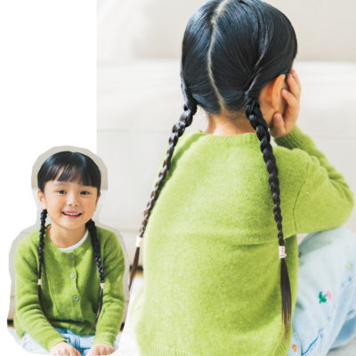 【園や学校行事にも】女の子の“三つ編み”が簡単＆キレイにキマるコツ！