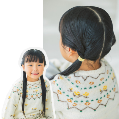 【子どものヘアアレンジ】時短でできる「編み込み風」が楽ちんなのに可愛い！