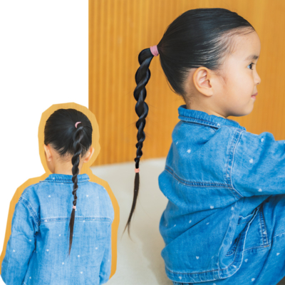 【子どものヘアアレンジ】実は簡単「ロープ編み」はカジュアル服とも好相性！