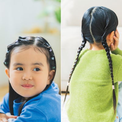 不器用ママも驚いた【子どもの簡単ヘアアレンジ図鑑】二つ結びも三つ編みも上級者見え