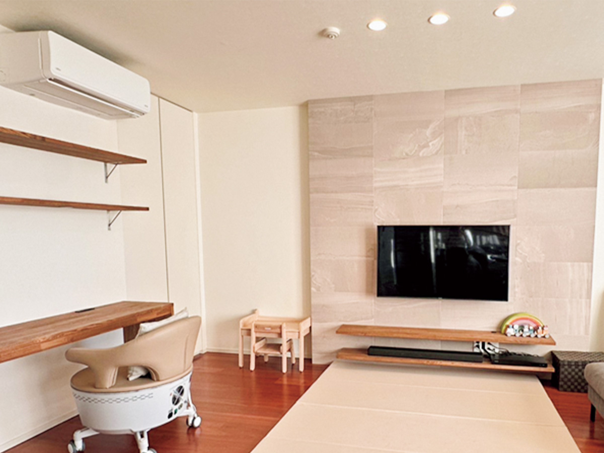 整頓された家のリビング