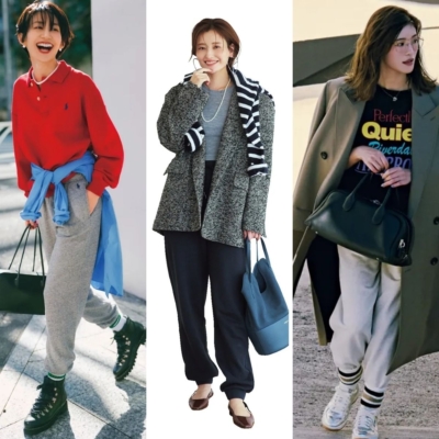 キレイめママに【スウェットパンツ】大人っぽく穿くコーデ7選！公園も通勤も