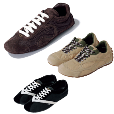 【プラダ、セリーヌetc.】トレンドの「薄底スニーカー」が続々！キレイめ派にも好相性