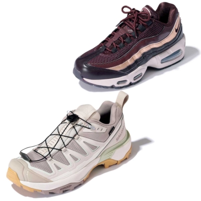 2大人気「サロモン」と「ナイキ」の最旬スニーカーをキレイめ履き回すコツ！