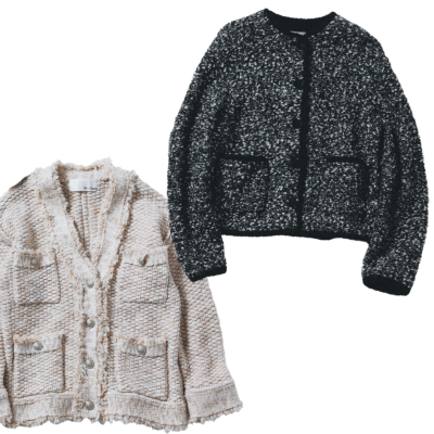 ニットで楽ちん【ジャケット見えカーデ5選】きちんと感も着映えも両得！