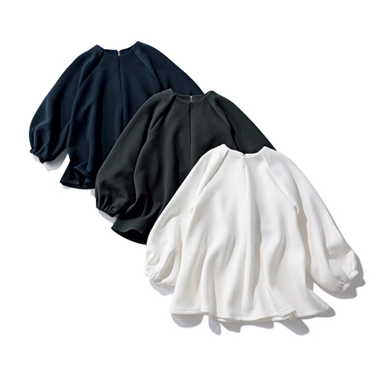 [THREE SQUARE]ショルダータックプルオーバー