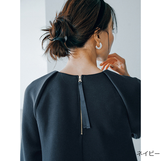 [THREE SQUARE]ショルダータックプルオーバー