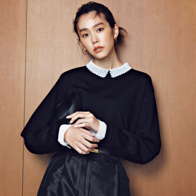 ほんのり甘めな【衿つきニット】ならホテル会食や母行事にも行ける！