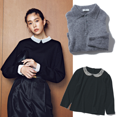 ママのきちんと感に【衿つきニット】が最適解！今年っぽさも叶う8選