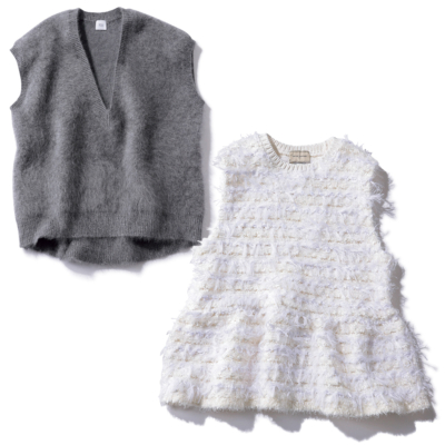 タートルに重ねて鮮度アップ！ほっこりしない『最旬ニットベスト』3選