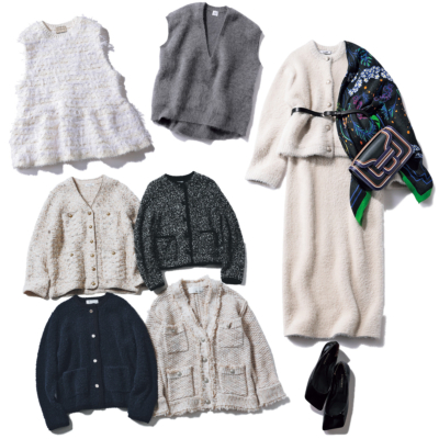 桐谷美玲さんが着こなす『正装できるニット名品』のオシャレ【画像集】