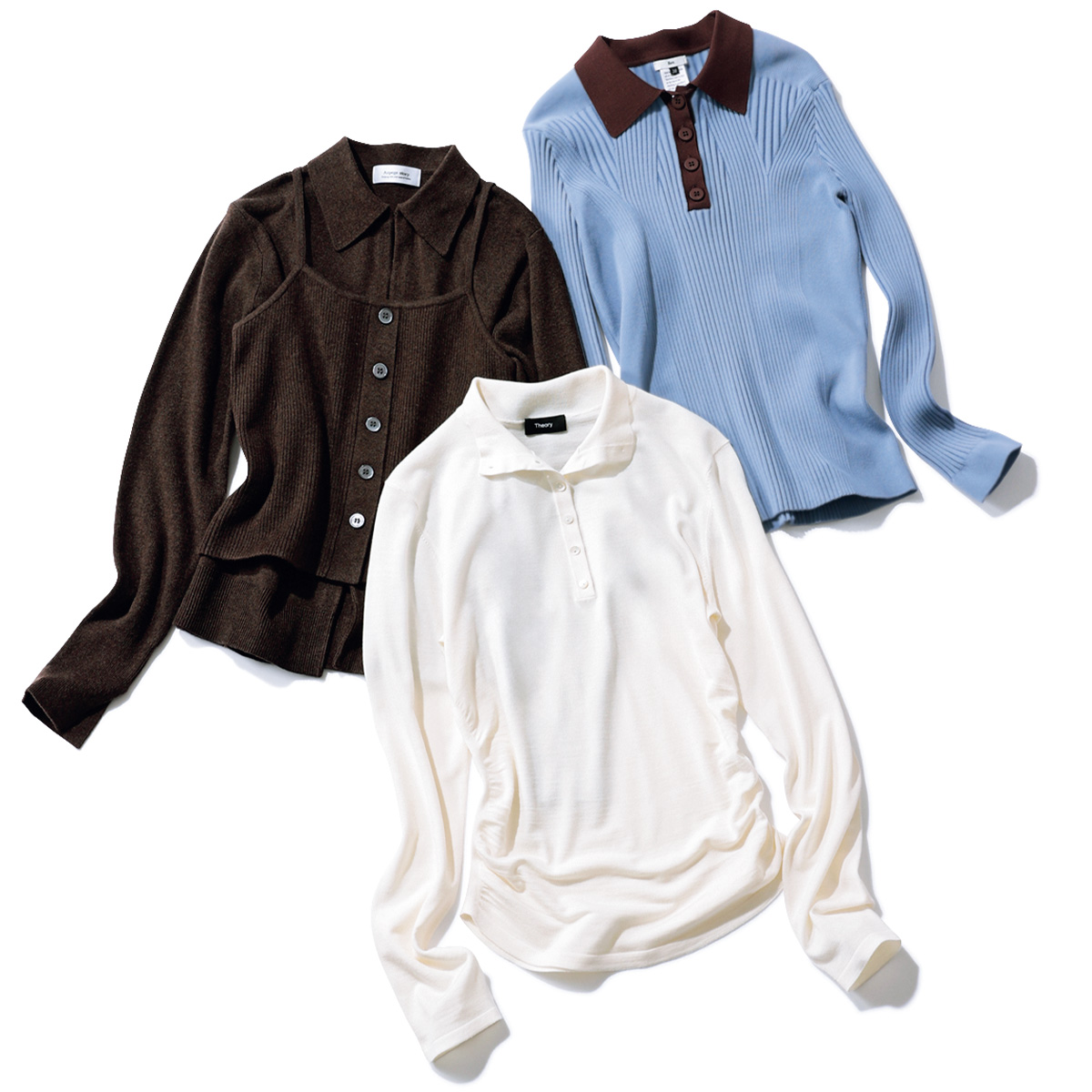 着回し力のあるキレイめポロニット