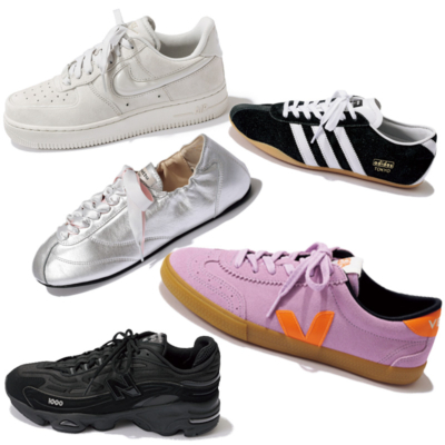 “パンプスは履かない”派の【スニーカーコーデ】最適解！オシャレのプロがシーン別に提案