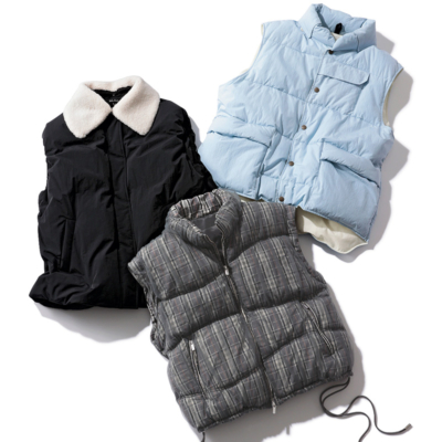 【ZARAも】着膨れ警戒ママは『ダウンベスト』が正解！スポーティに着ても品良し◎