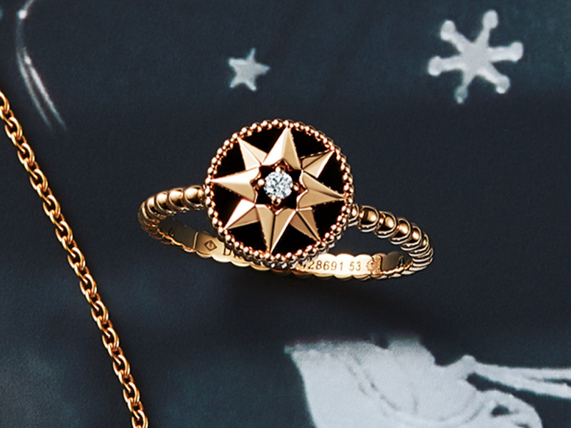 ディオールのローズデヴァンのリング