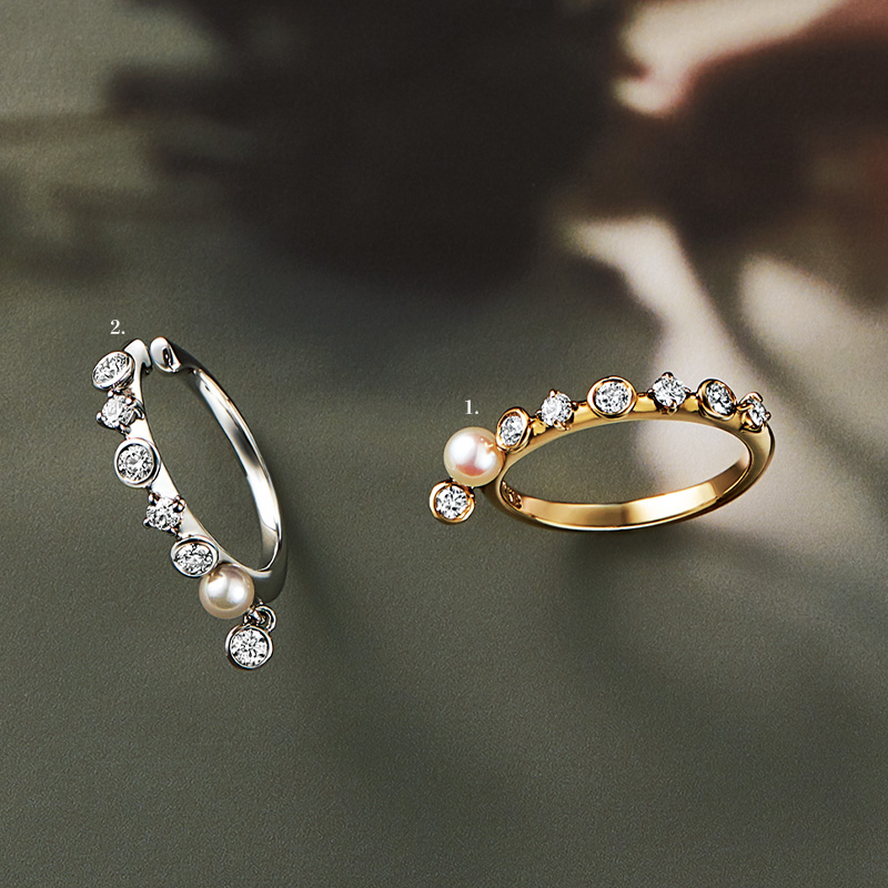 MIKIMOTOのDinner Ring Collectionのリング