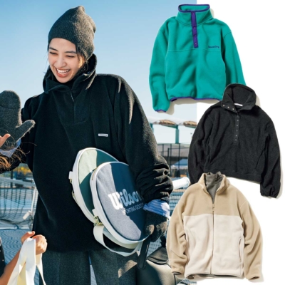 今どきママの『フリース軸』オシャレを徹底攻略！真冬の防寒、春先の羽織りにも活躍◎