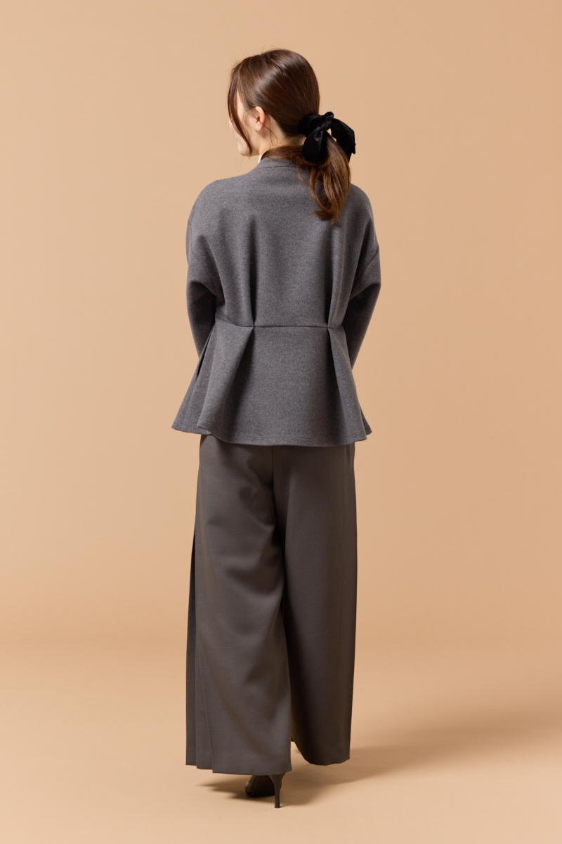 クラウドチームVERY長谷川侑奈の[ALEGRE]ウールライクジャケットコーデ