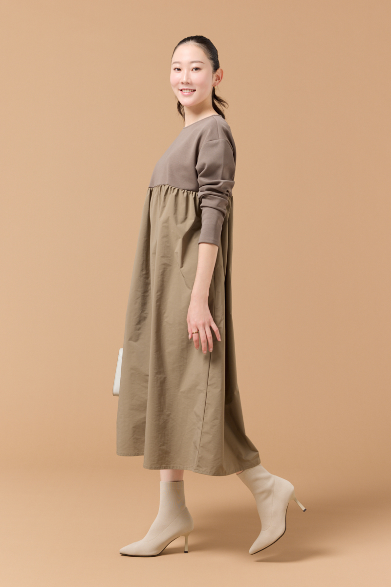 クラウドチームVERY川瀬愛の[ALEGRE]ドッキングワンピースコーデ