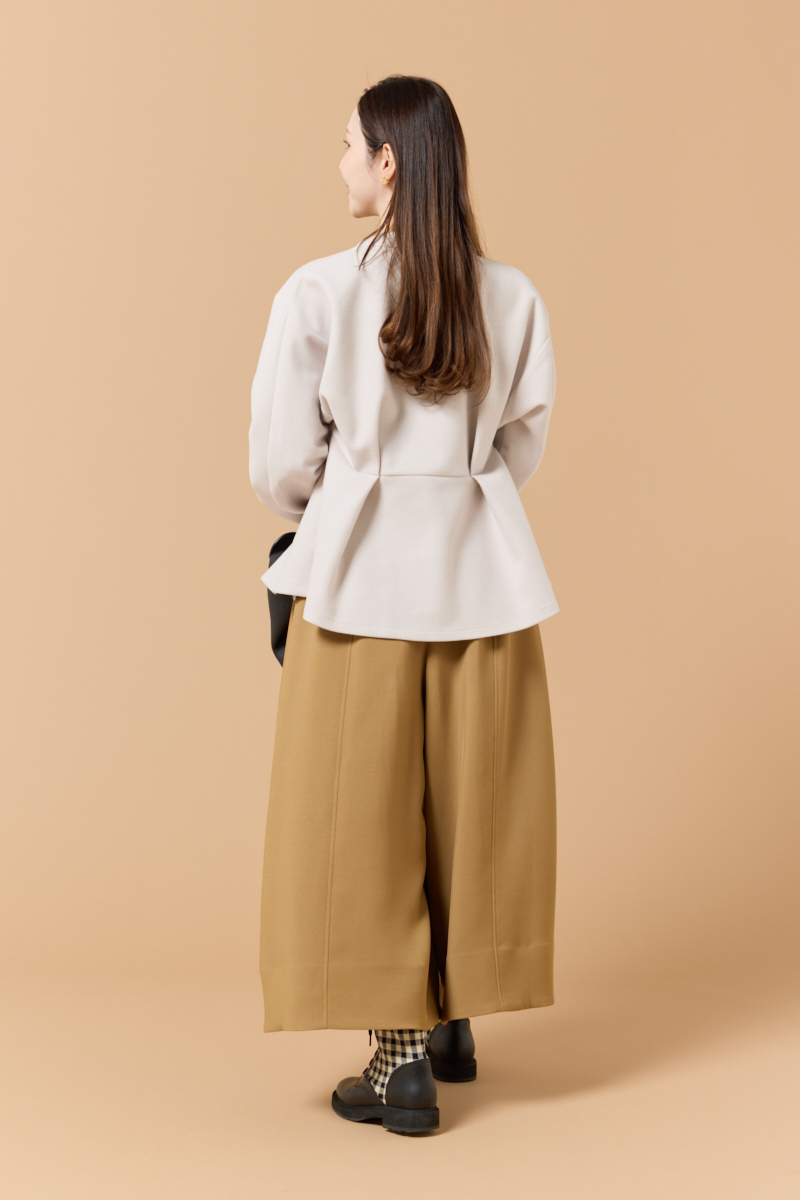 クラウドチームVERY佐藤恵久美の[ALEGRE]ウールライクジャケットコーデ