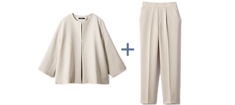 2点セット〈グレージュ〉