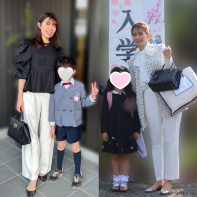 【卒入園＆入学式】黒紺より「白パンツ」が垢抜ける！名古屋ママが晴れやかな理由