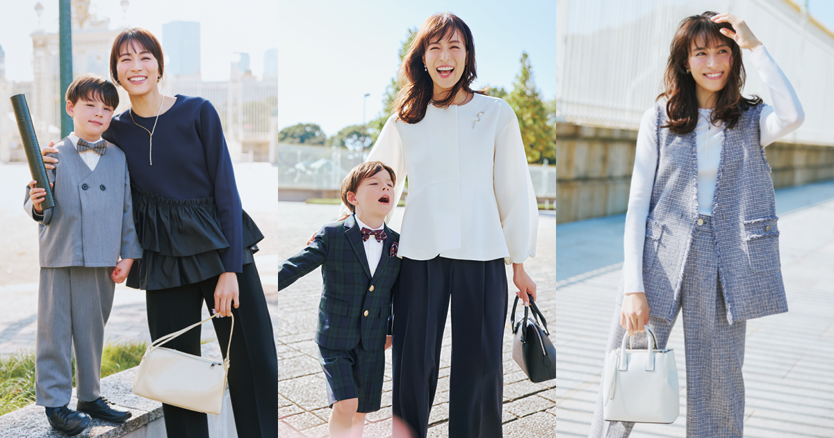 着回し目線で選ぶ！母オシャレを楽しむ【ハレの日服】9選｜グリーン