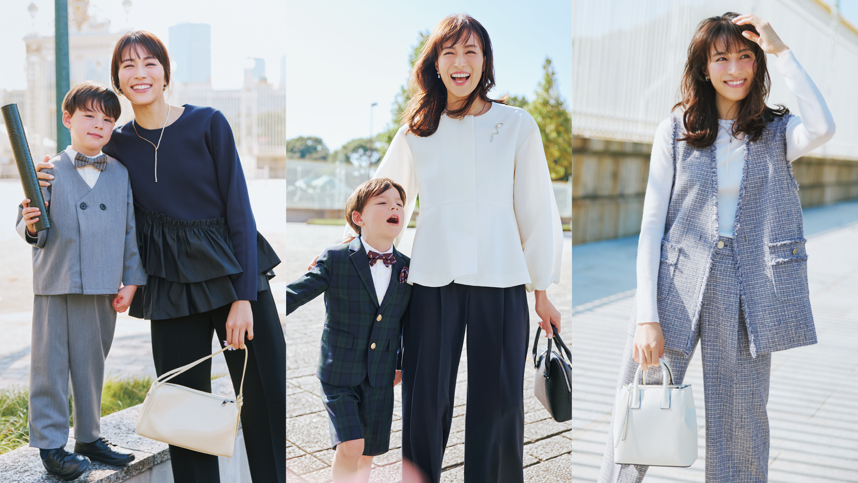 着回し目線で選ぶ！母オシャレを楽しむ【ハレの日服】9選｜グリーン