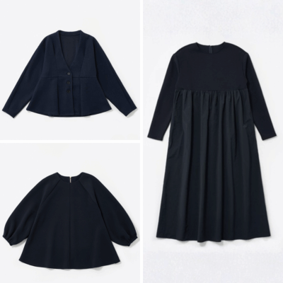 【参観日や学校説明会etc.】おしゃれなのに外さない！王道ネイビーコーデ〈SNAP3選〉