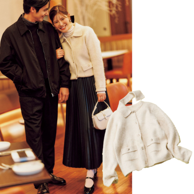 6000円台【シャギーカーデ】が春じゅう着倒せる！2WAYで楽しめる着こなしって？