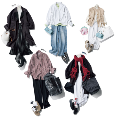 【3月の服装29選】デニム、パンツ、スカート軸の「着回しアイテム＆コーデ」実例集