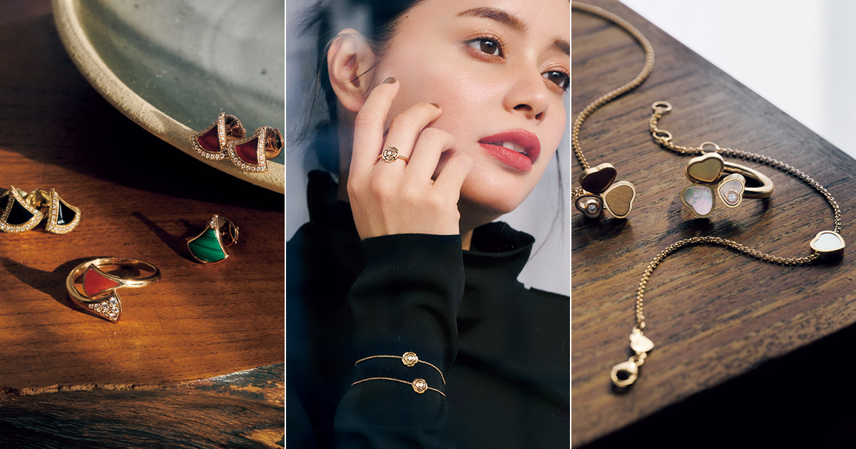 シャネルとブルガリとショパールのジュエリー