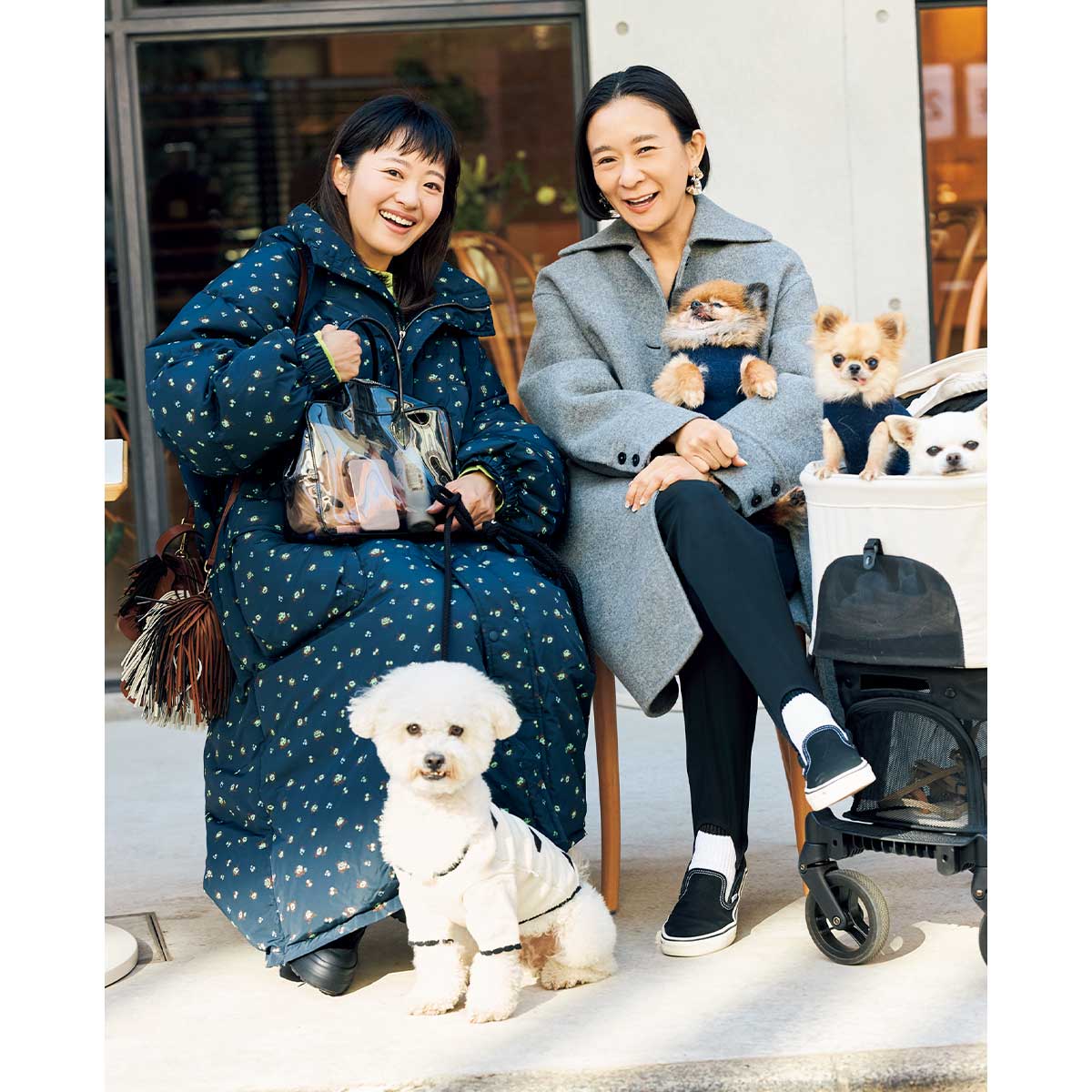 スタイリストとライターとそれぞれの愛犬