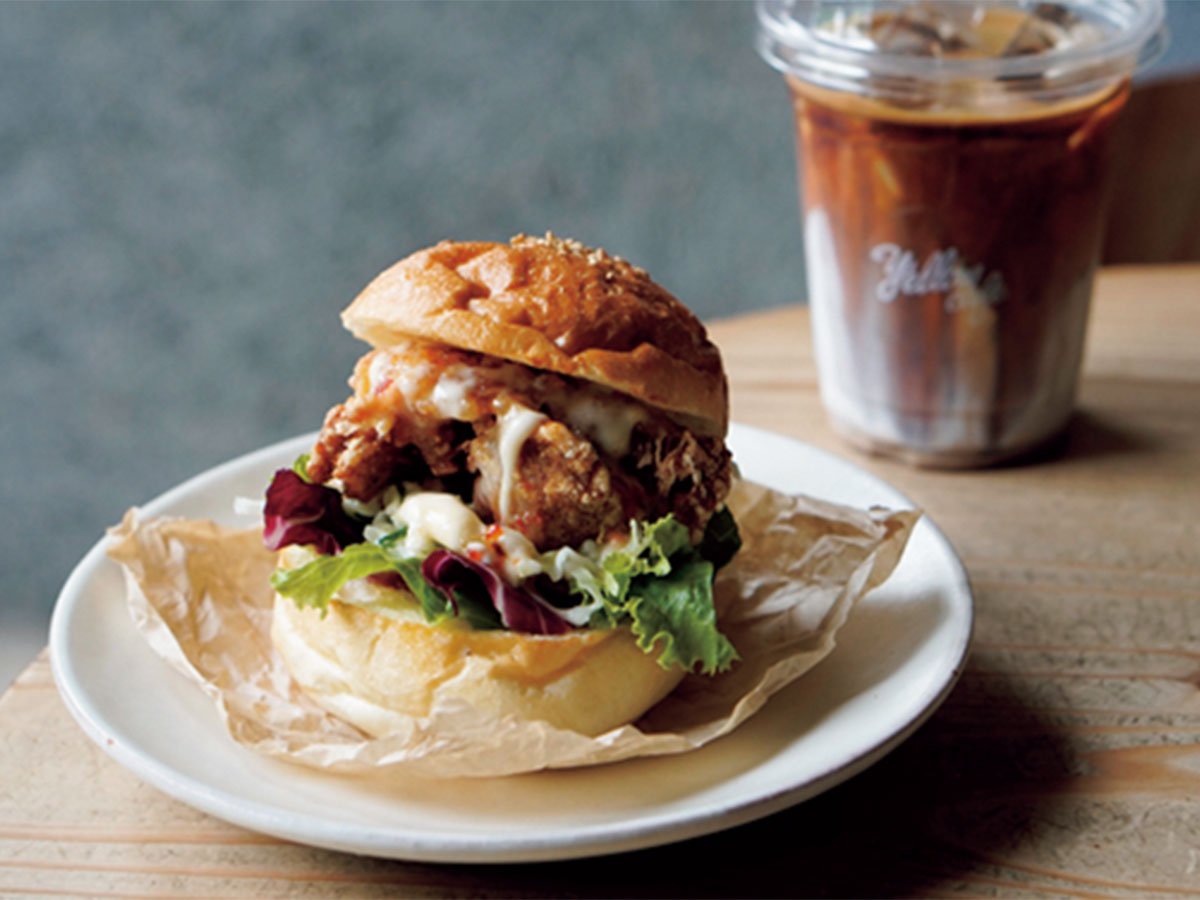 バーガーとドリンク