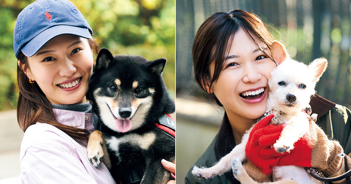 VERYスタッフと愛犬たち