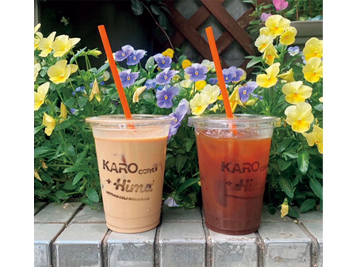 サードマガジン併設の「Hima COFFEE＆KAKIGORIのドリンク