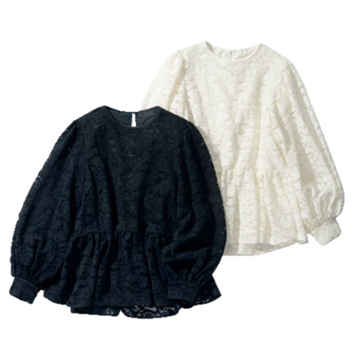 手持ちの黒パンツに合う！ハレの日仕様の『甘ブラウス』【卒入園式・卒入学式】