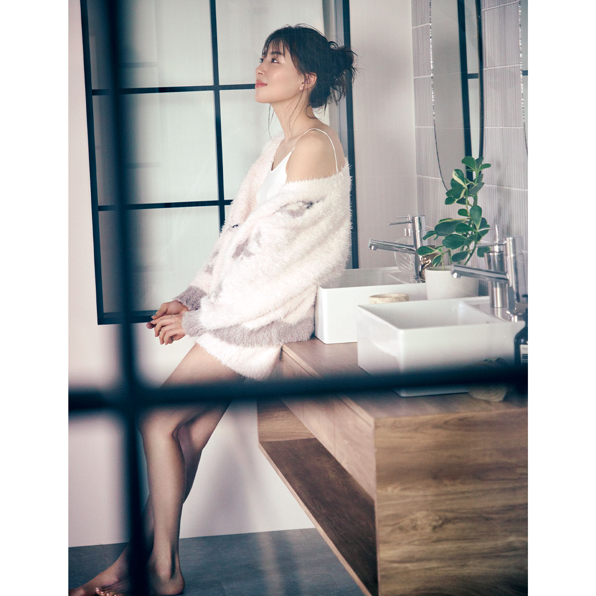 お風呂上がりのママのイメージカット